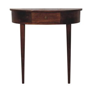Artisan Furniture KONZOLA bez zadní stěny, smontovaná, v odstínu kaštan, 1 zásuvka, tmavě hnědá obraz