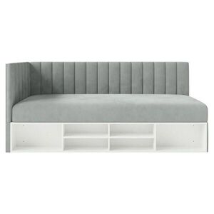 Selsey POSTEL PRO MLÁDEŽ Ventrio šedá sametový potah Easy-Clean 90x200 cm obraz