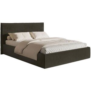 Selsey ČALOUNĚNÁ POSTEL Softie Slim tmavě zelená velur 160x200 obraz