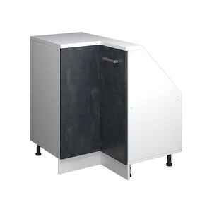 Vicco ROHOVÁ KUCHYŇSKÁ SKŘÍŇKA POD ŠIKMOU STŘECHU R-Line Černý beton 75.6 cm s 1 dveřmi obraz