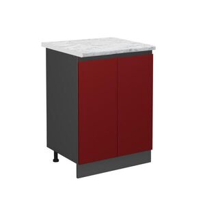 Vicco SPODNÍ SKŘÍŇKA KUCHYŇSKÉ LINKY R-Line Červená 60 cm PD Mramor obraz