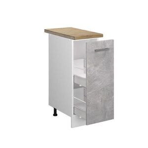 Vicco LÉKÁRNIČKOVÁ SKŘÍŇKA R-Line Beton 30 cm , PD Dub obraz