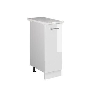 Vicco UNIVERZÁLNÍ ZÁKLADNÍ JEDNOTKA R-Line Bílá vysoký lesk 30 cm s dvířky, s pracovní deskou obraz