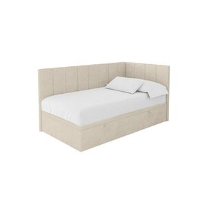 ALTDECOR JEDNOLŮŽKOVÁ POSTEL pro mládež s úložným prostorem vlevo, bez matrace - LOVY 80x200 béžová obraz