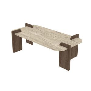 Calicosy OBDÉLNÍKOVÝ konferenční stolek se zaoblenými hranami, délka 120 cm, ELIA obraz