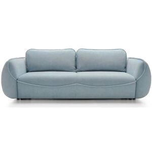 Selsey TŘÍMÍSTNÁ POHOVKA Cutie modrý velur Easy Clean obraz