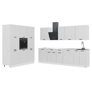 Vicco KUCHYŇSKÝ KOUT Fame-Line, Bílý venkovský dům/Bílá, 460 cm, PD Mramor obraz