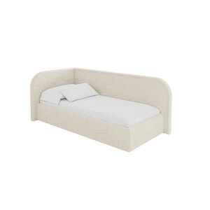 ALTDECOR JEDNOLŮŽKOVÁ POSTEL pro mládež s úložným prostorem, vpravo - JAXY 100x200 béžová obraz