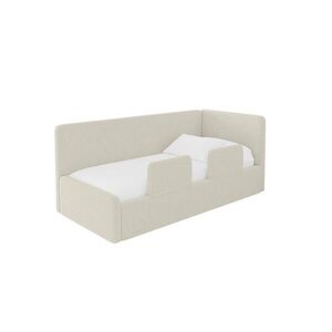 ALTDECOR JEDNOLŮŽKOVÁ POSTEL pro mládež s úložným prostorem a matrací H3/H4, vlevo - NORY 80x200 béžová obraz