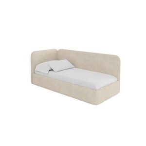 ALTDECOR JEDNOLŮŽKOVÁ POSTEL pro mládež s úložným prostorem a matrací H3/H4, vpravo - ELSY 80x200 béžová obraz