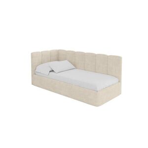 ALTDECOR JEDNOLŮŽKOVÁ POSTEL pro mládež s úložným prostorem, vpravo - DEXY 100x200 béžová obraz