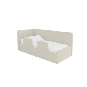 ALTDECOR JEDNOLŮŽKOVÁ POSTEL pro mládež s úložným prostorem a matrací H3/H4, vpravo - NORY 80x200 béžová obraz