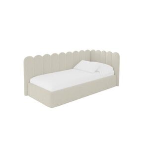 ALTDECOR JEDNOLŮŽKOVÁ POSTEL pro mládež s úložným prostorem a matrací H3/H4, vlevo - ARTY 80x200 béžová obraz
