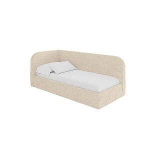 ALTDECOR JEDNOLŮŽKOVÁ POSTEL pro mládež s úložným prostorem a matrací H3/H4, vpravo - ELRY 90x200 béžová obraz