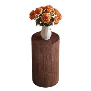 OKWISH ODKLÁDACÍ stolek 30/30/55 cm ořechová z MDF bez montáže obraz
