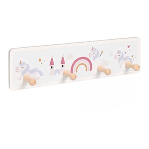 Relaxdays VĚŠÁK Vícebarevný dětský 4-háčky 10x38 cm obraz