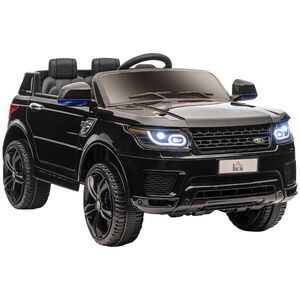 HOMCOM DĚTSKÉ elektrické auto, SUV s dálkovým ovládáním, hudební funkcí, rychlostí až 5 km/h, černé obraz