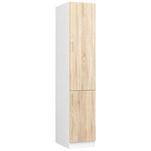 RAUMHIRSCH FURNITURE VYSOKÁ SKŘÍŇ Bílá, dub Sonoma 205/40/55 obraz