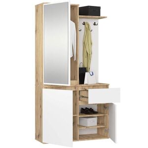 RAUMHIRSCH FURNITURE ŠATNÍK dub bílý 95/183/35 obraz