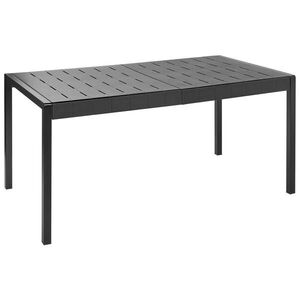 Beliani ZAHRADNÍ STŮL 154/84 cm Černý Bartica obraz