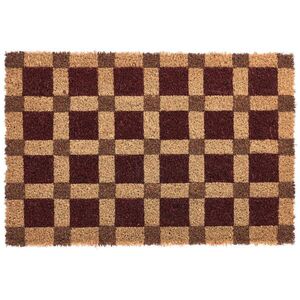 Beliani ROHOŽKA Béžová/Hnědá 60/90 cm Kokosová vlákna Villasis obraz