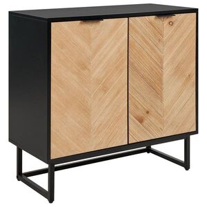 Beliani SIDEBOARD Černý Alaska obraz