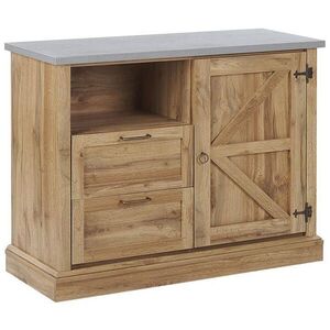 Beliani SIDEBOARD Světle hnědý Toronto obraz