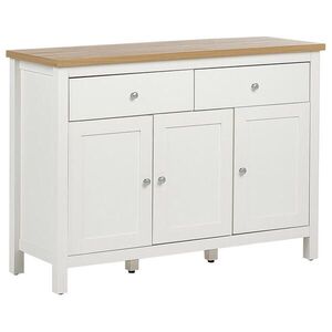 Beliani SIDEBOARD se 3 dveřmi Krémově bílý Atoca obraz