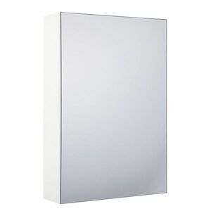 Beliani KOUPELNOVÁ Zrcadlová skříňka bílá/stříbrná 40/60 cm Primavera obraz