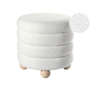 Beliani PUF Krémově bílý Chilly obraz