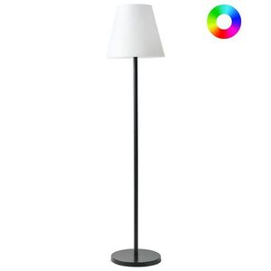 Beliani LED STOJACÍ SVÍTIDLO Bílé/Černé Fonesca obraz
