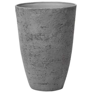 Beliani KVĚTINÁČ šedý kulatý 51/51/71 cm Camia obraz