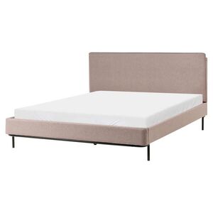 Beliani POSTEL s roštem 160/200 cm Taupe Corio obraz