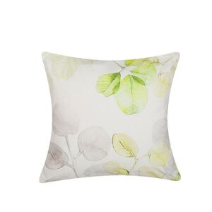Beliani DEKORATIVNÍ POLŠTÁŘ Bílý 45/45 cm Peperomia obraz
