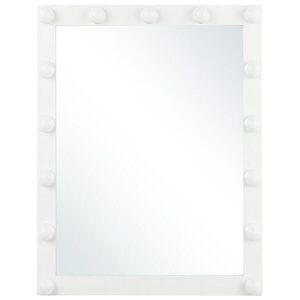 Beliani KOUPELNOVÉ ZRCADLO s LED osvětlením obdélníkové 50/60 cm Odenas obraz