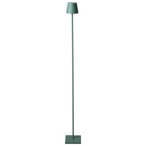 Beliani LED STOJACÍ LAMPA Zelená Gavarresa obraz