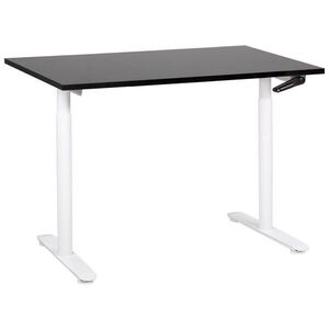 Beliani PSACÍ STŮL černobílý 120/72 cm manuální výškově nastavitelný Destin IV obraz