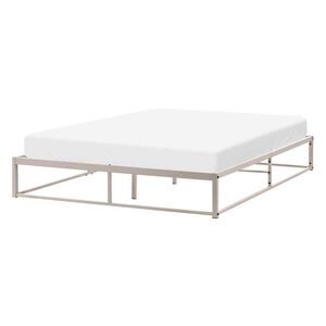 Beliani POSTEL bez čela 140/200 cm Železo Světle béžová Viry obraz
