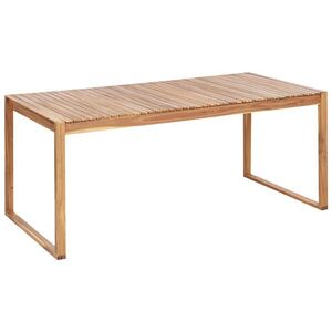 Beliani ZAHRADNÍ STŮL Světlejší Odstín dřeva Sassari II obraz