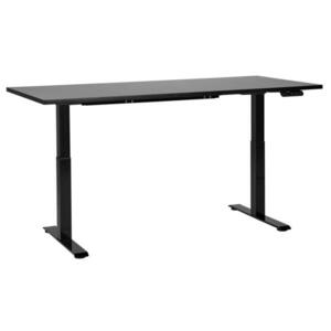 Beliani PSACÍ STŮL černý 180/80 cm elektrický výškově nastavitelný Destin III obraz