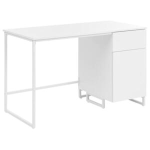 Beliani PSACÍ STŮL Bílý 120/60 cm Lexton obraz
