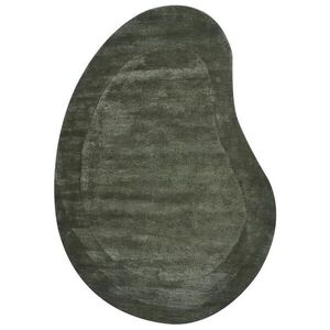 Beliani KOBEREC Tmavě zelený 160/230 cm Viskóza Masso obraz