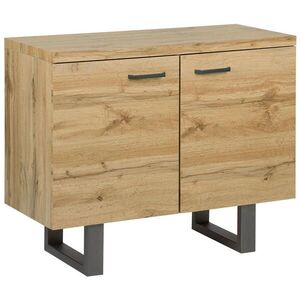 Beliani SKŘÍŇ Světle hnědá Timber obraz