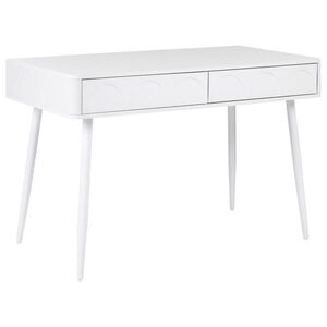 Beliani PSACÍ STŮL Bílý 120/60 cm Eslane obraz
