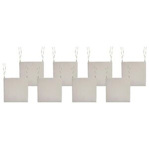 Beliani POLŠTÁŘ na zahradní židli sada 8 ks Taupe 46/46 cm Sassari Premium obraz