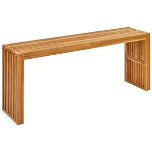 Beliani ZAHRADNÍ STŮL Akáciové dřevo světle hnědý 150/35 cm Bellano obraz
