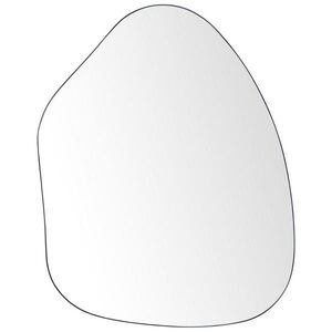 Beliani NÁSTĚNNÉ ZRCADLO Kov černé asymetrické 70/92 cm Puteaux obraz