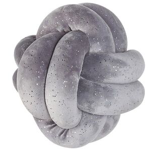 Beliani DEKORATIVNÍ POLŠTÁŘ Světle šedý 20/20 cm Malni obraz