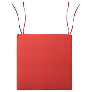 Beliani POLŠTÁŘ na zahradní židli Červený 46/46 cm Sassari Premium obraz