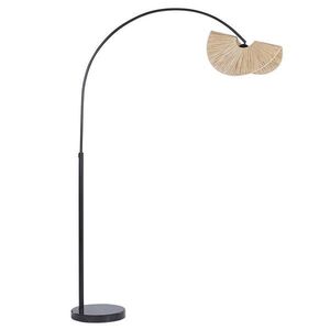Beliani STOJACÍ LAMPA Přírodní Herron obraz